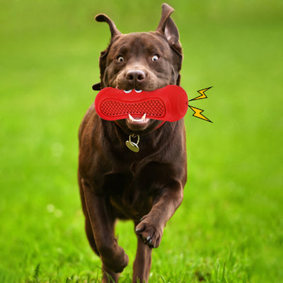 Juguete de Caucho Natural para Perros con Textura de Rugby - Resistente al Morder y Alivio de Dentición - Image 6