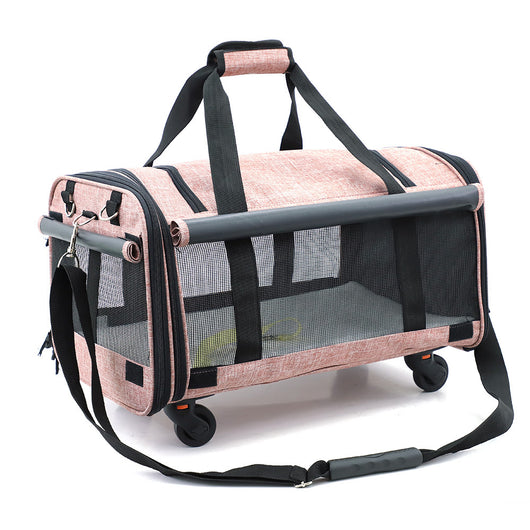 Bolsa de Transporte Plegable con Ruedas para Gatos - Image 6