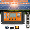 Controlador Solar LCD con Panel de Carga Naranja