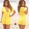 Blusa Bikini Escotado Transparente Estilo Playa