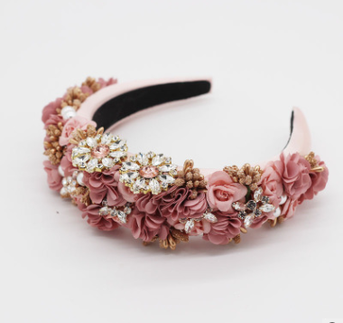 Diadema Nupcial de Cristal con Efecto Esponja - Image 6