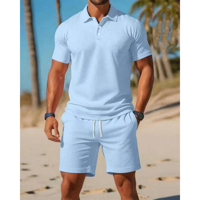 Conjunto Polo y Shorts Deportivo Slim Fit para Hombre - Perfecto para Verano - Image 6