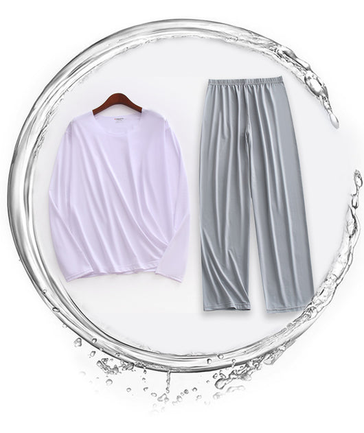 Pijama Hombre Manga Larga Corta Verano - Conjunto Ultradelgado Transpirable - Image 14