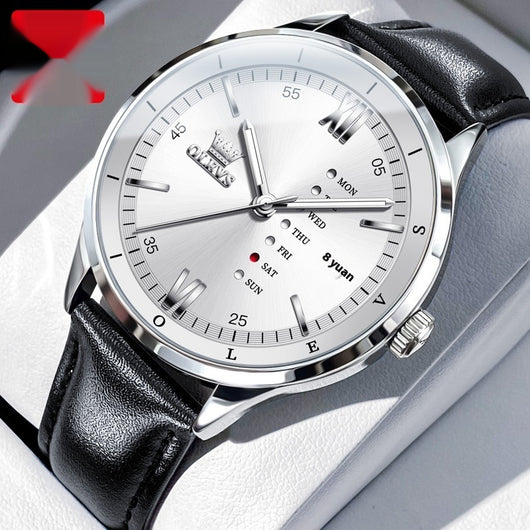 Reloj de Cuarzo Multifunción Impermeable para Hombre - Image 3