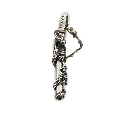 Dije de Plata Esterlina Espada Punk Hip Hop Retro Urbano - Image 5