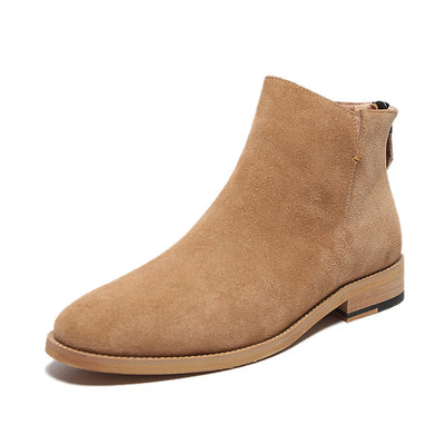 Botas Altas de Cuero Genuino con Plataforma y Acabado Mate para Hombre - Image 5