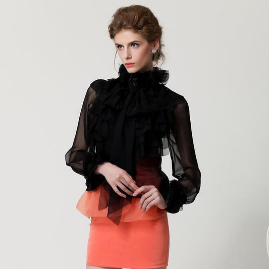 Blusa Casual de Gasa para Mujer - Elegancia Diaria