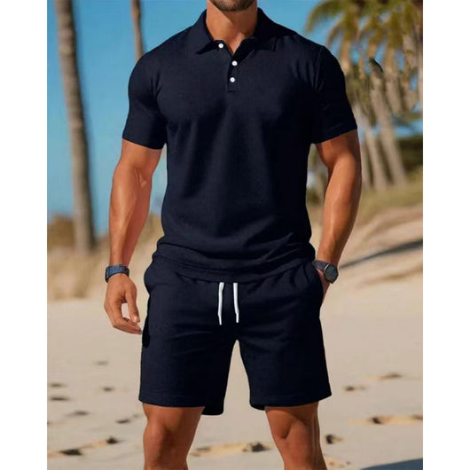 Conjunto Polo y Shorts Deportivo Slim Fit para Hombre - Perfecto para Verano - Image 7