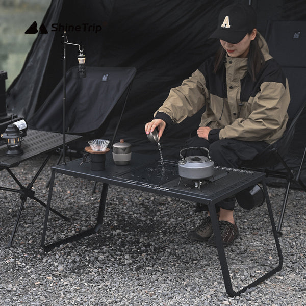 Mesa de Camping Plegable Multifuncional Portátil