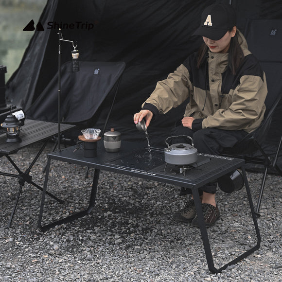 Mesa de Camping Plegable Multifuncional Portátil