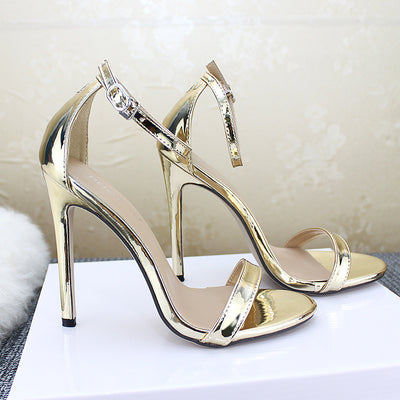 Zapatos de Novia Dorados y Plateados Talla Grande - Image 3