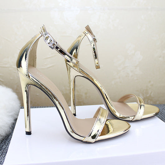 Zapatos de Novia Dorados y Plateados Talla Grande - Image 3