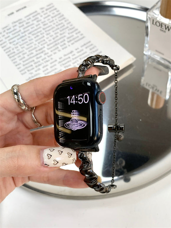 Correa de Reloj Metálica con Diseño Seda