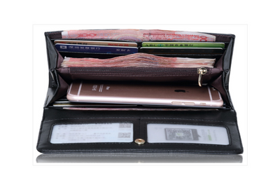 Cartera Larga de Cuadros para Mujer - Clutch de Alta Calidad - Image 2