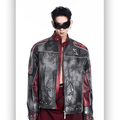 Chaqueta de Cuero para Motociclista Invierno Premium - Image 2