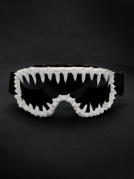 Gafas de Sol Reflectantes con Efecto Resina Brillante - Estilo Hip-Hop Rock - Image 9