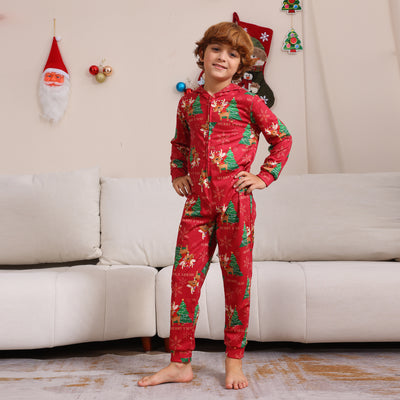 Conjunto Navideño Familiar de Pantalones Largos para Niños y Niñas - Image 19