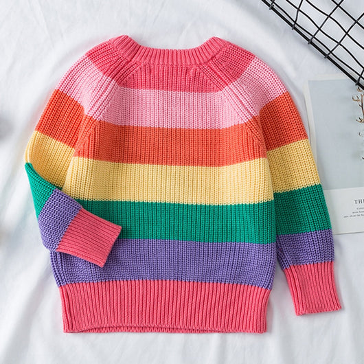 Suéter Arcoíris para Niños - Tejido Colorido y Cómodo - Image 4