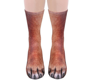 Calcetines Largos Unisex con Diseño de Garras de Gato 3D - Image 5