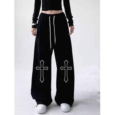 Pantalón Deportivo Cintura Alta con Cordón Estilo Hot Girl Hiphop - Image 8