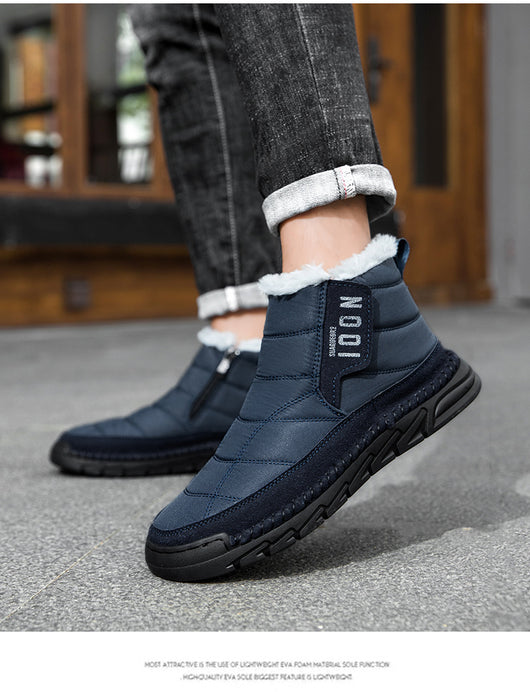 Botas de Invierno Impermeables Antideslizantes para Hombre Talla Grande - Image 12