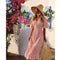 Vestido Slim Escote en V con Encaje Sensual