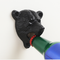 Abridor de Cerveza Cabeza de Oso de Hierro Fundido para Pared