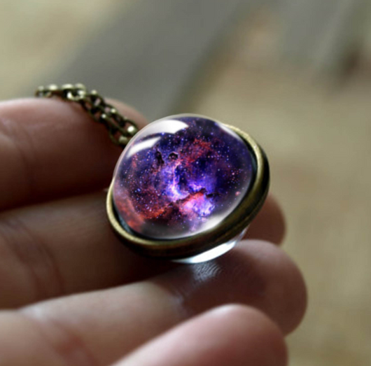 Collar Reversible de Galaxia Nebulosa Doble Cara - Image 15