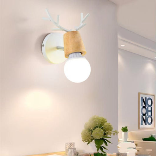 Lámpara de Pared Nórdica con Astas - Diseño Moderno Macaron para Pasillos - Image 12
