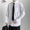 Camisa Casual Suelta con Personalidad para Hombre