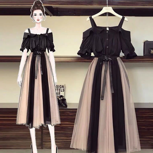 Conjunto de Dos Piezas Elegante para Mujer Talla Grande