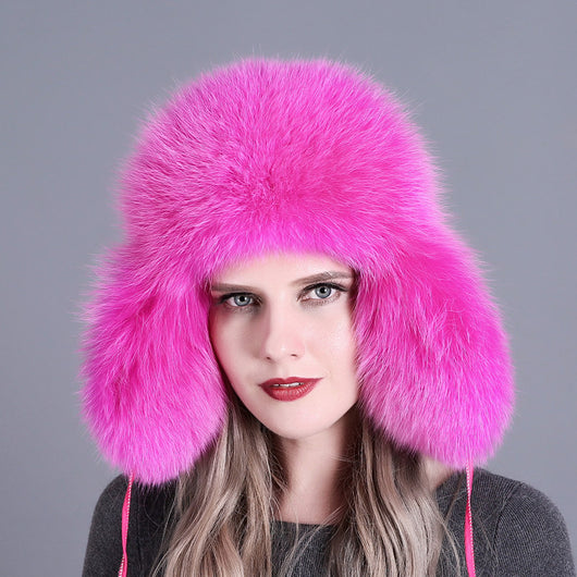 Gorro de Piel de Zorro para Mujer - Image 25