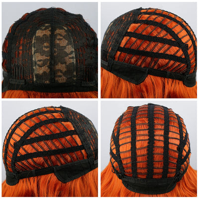Peluca Sintética con Flequillo Ondulado para Mujer - Estilo Fashion - Image 10
