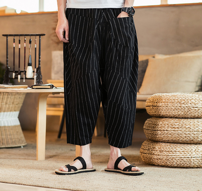 Pantalones Sueltos Japoneses para Hombre - Image 8