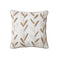 Fronha Com Estampa De Folha Em Chevron 45 X 45 Cm