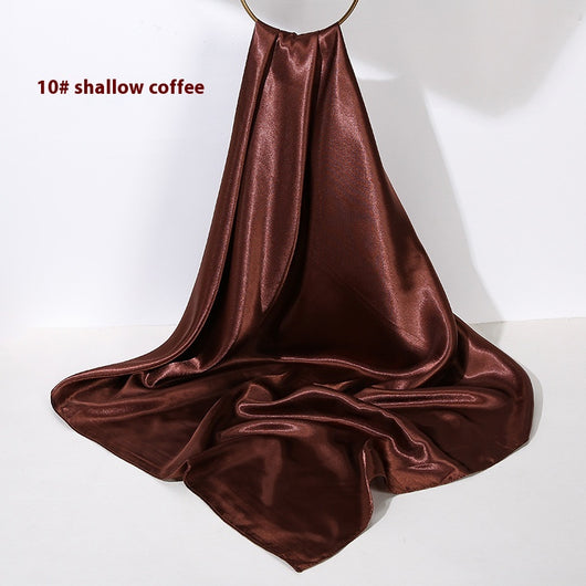 Pañuelo de Seda Artificial 90cm Satinado Brillante - Elegancia Pura - Image 13