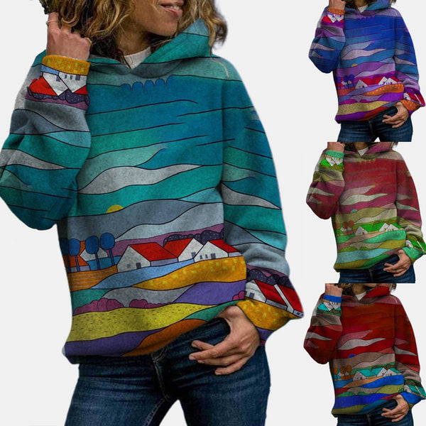 Sudadera con Estampado de Gatos