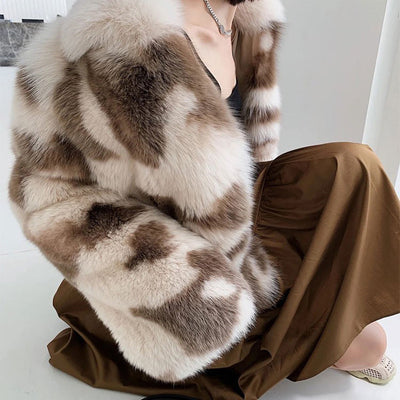 Abrigo de Piel de Cordero para Mujer - Otoño e Invierno - Image 4