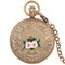Reloj de Bolsillo con Flores Talladas