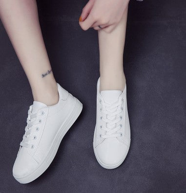 Zapatillas Deportivas Blancas Casual Primavera - Suela Plana Cómoda - Image 2