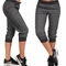 Pantalones Deportivos Sueltos Capri Lisos para Mujer