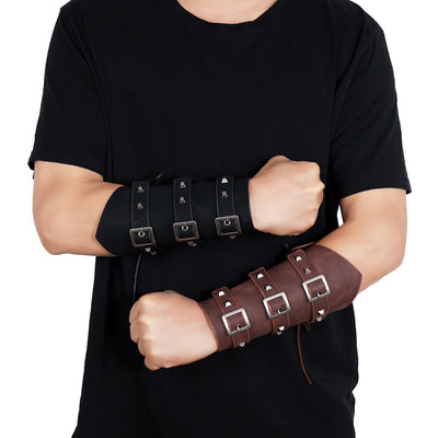 Pulsera de Cuero Punk para Motociclistas - Estilo y Personalidad - Image 10