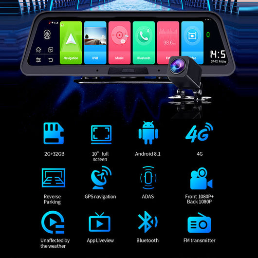 Cámara de Tablero Pantalla Completa para Consola Central - Image 8