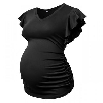Blusa Premamá de Manga Larga Cómoda y Versátil