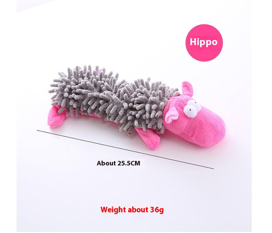 Juguete Mordedor Caballo de Microfibra para Perros - Masticable Dental - Image 20