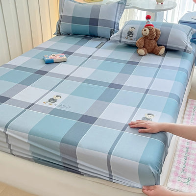 Sábana Ajustable Infantil de Algodón Puro con Diseño Cartoon - Image 17