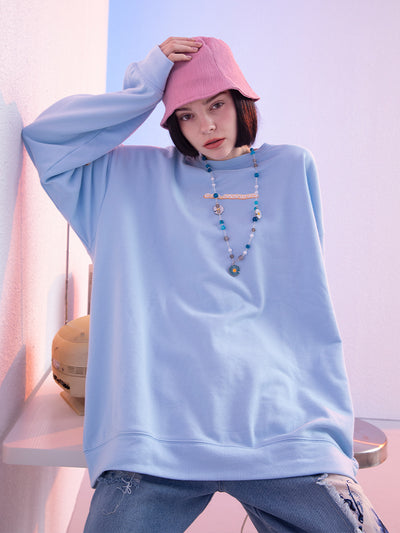 Sudadera Suelta Cuello Redondo para Parejas - Comodidad Deportiva - Image 8