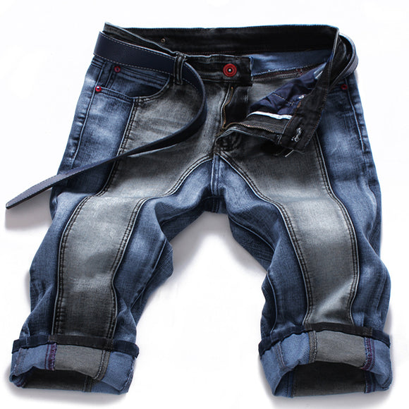 Slim Casual Pants with Elastic Stitching and Color Adjustment