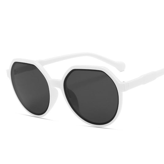 Gafas de Sol Redondas Personalizadas - Estilo Trendy Colores Pastel Montura Extragrande