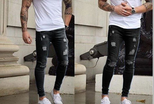 Jeans Slim Fit con Borde Deshilachado - Image 6